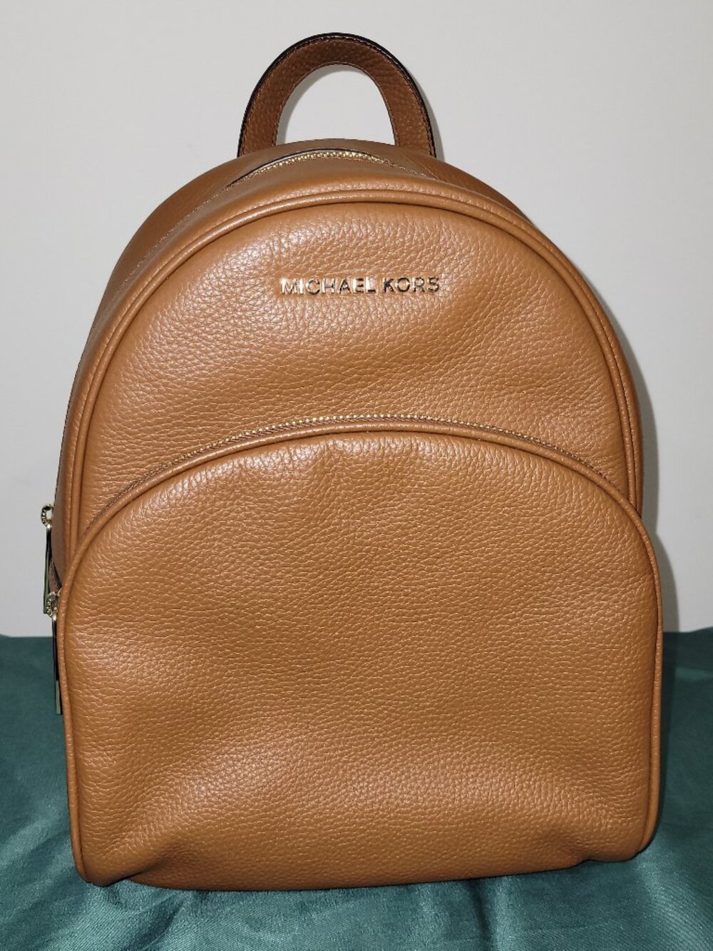 AUTHENTIC Michael Kors Leather Backpack Purse Cognac LIKE NEW